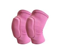 Rodilleras Menisco Adultos chico danza rodilla Protector elástico espesar esponja rodilleras soporte for gimnasio Yoga entrenamiento entrenamiento Rodillera(1 Pair Pink,XS)