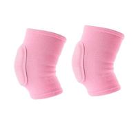 Rodilleras Menisco Almohadillas Compresión Yoga Deportes Elástico Rodillera Soporte Esponja Espesada Transpirable Rodillera(1pair pink,L)