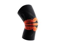 Rodilleras Menisco Protector de la almohadilla de soporte de la rodillera for estabilidad inestabilidad menor de la rótula Rodillera(Black Orange,L)