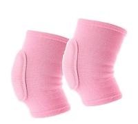 Rodilleras Menisco Rodilleras deportivas elásticas, Protector de rodilla, esponja gruesa, rodilleras, soporte for entrenamiento de baile Rodillera(2pcs Pink,XS)