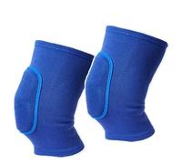 Rodilleras Menisco Rodilleras deportivas elásticas, Protector de rodilla, esponja gruesa, rodilleras, soporte for entrenamiento de baile Rodillera(2pcs Blue,L)