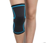 Rodilleras Menisco Rodilleras elásticas de 1 pieza, rodilleras deportivas de nailon for Fitness, equipo de Fitness Rodillera(Blau,M)