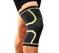 Rodilleras Menisco Rodilleras elásticas de 1 pieza, rodilleras deportivas de nailon for Fitness, protección for Fitness Rodillera(One Piece-Green,XL1)