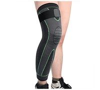 Rodilleras menisco y ligamento Antideslizante alarde de la rodilla Manga larga de la pata de la pierna de la pata de la pata de la rodilla de la rodilla de la rodilla del deporte del soporte del calor