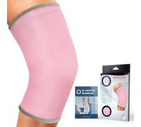 Rodilleras Menisco y Ligamento Desarrolladas por Médicos - Alivio Dolor Articular, Tendinitis y Artritis Reumatoide - Para Running, Crossfit y Powerlifting - Incluye Manual Sanitario (Talla S, Rosa)