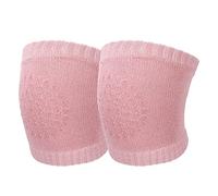 Rodilleras para bebé para gatear 1 par de rodilleras antideslizantes para caminar para bebés Protectores de rodilla unisex para bebés para niños pequeños, bebés, niñas, niños(rosado)