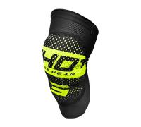 Shot Airlight Protectores de rodilla para niños, negro-amarillo, tamaño L XL