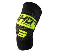 Rodilleras Shot Airlight negro-amarillo fluo M/L