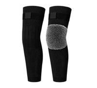 Rodilleras térmicas Térmicos con Forro Polar Gruesos Cálidos Elásticos | Rodilleras Térmicas y Calentadores de Pierna para Esquí Ciclismo Yoga Running Senderismo Mochilero Escalada