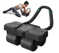 Rodillo AB Plank Básico, Rodillo AB con Codo | Rodillo AB Plank con 4 Coderos, Rebote Automático | Equipos Básicos de Entrenamiento Físico de Casa para Re