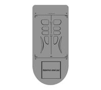 Rodillo Abdominal,Base Gruesa Larga Con Aislamiento Acústico Y Antideslizante,Tapete Protector de Articulaciones para Equipo de Ejercicio - para Yoga Pilates Entrenamientos