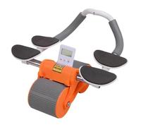 Rodillo abdominal con soporte del codo, rodillo de rueda abdominal,Rodillo de entrenamiento inteligente Quiet AB - Herramienta de entrenamiento portátil, equipo de fitness con temporizador para brazo