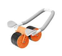 rodillo abdominal, Rueda abdominal antideslizante con rodillo for un mejor entrenamiento del core y rebote automático en el codo(Orange)