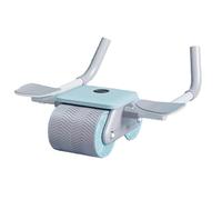 rodillo abdominal, Rueda abdominal con autorrebote, ABS de alta resistencia, equipo ejercicio(Blue)