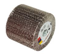 Rodillo abrasivo con aletas para satinado 100x120 mm gr 80