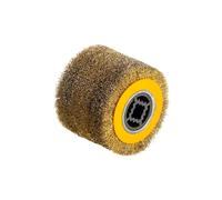 Rodillo abrasivo con hilos de laton para acabado satinado 100x120 mm