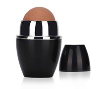 Rodillo Absorbente De Aceite Facial, Rodillo Para El Control De La Piel Grasa, Rodillo Facial, Piedra Volcánica Absorbente De Aceite, Rodillo Facial, Limpieza Facial, Bola De Masaje Para El(negro)