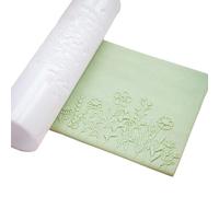 Rodillo acrílico de textura de arcilla suave para hacer aretes, rodillo hecho a mano, herramienta de fabricación de joyas para principiantes, herramienta de estampado floral de primavera