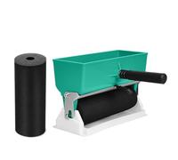 Rodillo aplicador de pegamento para carpintería con interruptor de control de flujo, portátil, papel pintado de madera, cartón, cepillo de pegamento, herramientas de decoración manual (rodillos de 9