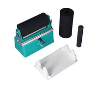Rodillo aplicador de pegamento portátil, esparcidor adhesivo de mano ajustable para carpintería, manualidades, material ABS, capacidad de 320 ml, ancho de pegamento de 150 mm,