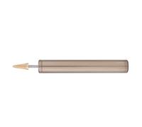 Rodillo Aplicador de Tinte para Cuero herramienta manual de pintura en latón para borde superior de correa artesanal color café