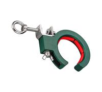 Rodillo auxiliar de tracción de cable, apertura de 65 mm, fuerza de tracción de 25 kg, apto para trabajadores de obras de construcción, polea de abrazadera ajustable