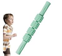Rodillo con de masaje, bastón con rodillo de masaje, bastón de yoga con rodillo de masaje, barra de masaje muscular, ergonómico para la recuperación del cuerpo, reducción de la tensión muscular