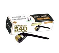 Rodillo con microagujas de aleación de titanio 540 de 0,5 mm, apto para barba, reduce la caída del cabello