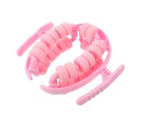 Rodillo Corporal Anticelulítico con 28 Rodillos Rosa | Pp, Estructura Estable y Portátil, para Mujeres y Oficina, Uso en Esterilla de Yoga y Espacios Pequeños