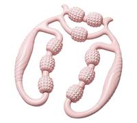 Rodillo de abrazadera circular de nueve ruedas, rodillo masajeador de piernas multifuncional, masajeador portátil de piernas para relajar músculos, manos, brazos (B)