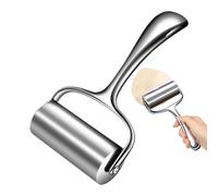 Rodillo de acero - Rodillo de , utensilio para hornear antiadherente, herramienta de rodillo de fondant suave para pastelería | con mango ergonómico para pasteles, galletas, preparación de pan