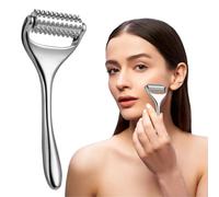 Rodillo de acupresión de mano para alivio muscular, masajeador manual de punto de gatillo de acero, herramienta de masaje de cuerpo completo para brazos, cuello, piernas y pies