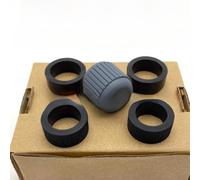 Rodillo de alimentación de Alta Velocidad for escáner Compatible con Panasonic KV-S5046H, KV-SS039, KV-S2087, KV-SS060, KV-5076H, KV-S5055C y KV-SS063.(5pcs picku Rubber)