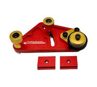 Rodillo De Alimentación Profesional De Aleación De Aluminio Para Talleres De Madera Con Distribución Equilibrada De Fuerza Y polea Inclinada Rodillo De Rodamiento De Altura Ajustable