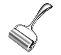 Rodillo De Amasar De Acero Inoxidable Resistente - Mango Ergonómico Y Antiadherente | Utensilio Ďe Cocina Con Rodillo Para Pizza Para Hornear | Ṕara Bola Đe D́e Pan D̄e Repostería, Ŕodillo P̀ara