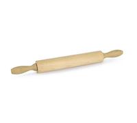 Rodillo de amasar de madera ø4,4x43cm, ideal para extender masa en repostería y cocina.
