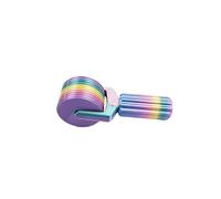 Rodillo de arte DIY para bordado de diamantes de imitación, fácil agarre, desmontable, herramienta de pintura, conjunto de accesorios (púrpura, 10,5 cm)