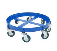 Rodillo de barril 2000lbs | Carro de transporte para barriles de 55Gal | Taller y almacén