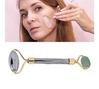Rodillo de Belleza Facial Terahertz, Rodillo de Masaje Rodillo de Belleza Facial Herramientas para el Cuidado de la Piel Terahertz Energy Stone Roller Masajeador, Mejora la Elasticidad de la Piel, Red