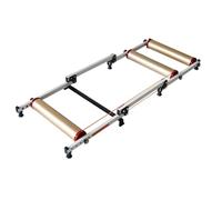 Rodillo de bicicleta para interiores, plataforma plegable para ejercicios en casa, soporte de ciclismo portátil para entrenamiento