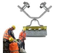 Rodillo de cable de perfil angular, rueda de grúa con ojal elevador, cable de carga pesada con suspensión de cable de alambre para mantenimiento mecánico