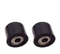 Rodillo de Cadena de Tensor de polea de ID de 10 mm Compatible con Bicicletas de Pozo de 50 CC a 160cc y Bicicletas de Tierra(2 PCS)