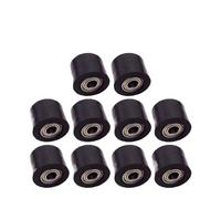 Rodillo de Cadena de Tensor de polea de ID de 10 mm Compatible con Bicicletas de Pozo de 50 CC a 160cc y Bicicletas de Tierra(10 PCS)