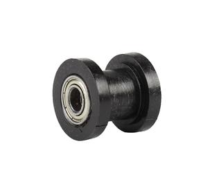 Rodillo de cadena de transmisión for motocicleta, polea de rueda deslizante, guía de rueda tensora for Enduro, Motocross, Pit Dirt Bike, ATV, CRF, CR, XR, 8/10mm(Black 8mm)