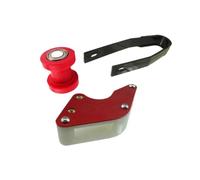 Rodillo de cadena Guía de cadena Protector Deslizador de cadena 10 mm Rojo Compatible con motocicleta Kayo YX 50 cc 160 cc Pit Trail Bike