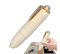 Rodillo de Cinta Adhesiva,Tiras Adhesivas De Doble Cara - 4 Piezas Aplicador De Cinta De Embalaje Con Botón,Para Scrapbooking Papel de Regalo Tarjetas de Arte Álbum de Fotos Niños Adultos