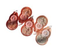 Rodillo De Cinta Correctora 5 Uds. 20mX5mm Cintas Blancas Secado Rápido Total 100m Para Escribir Suministros Escolares Y Oficina Cinta Para Suministros Escolares