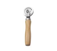 Rodillo de Cojinete 50x6mm de Madera y Goma para Neumáticos Coche