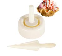 Rodillo de cono crujiente, kit de molde de cono de gofres crujientes, postres caseros en la cocina que hacen con cómodo mango para las fiestas de té horneado en casa