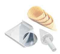 Rodillo de cono de gofre antiadherente, herramienta moldeadora de cono para helados, molde de cono de gofre para panaderías y cocinas en el hogar